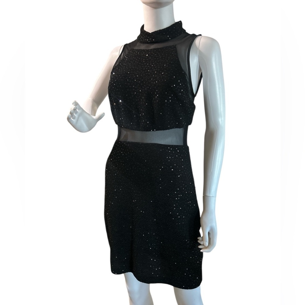 Betsy & Adam Black Sparkly/Mesh
Bodycon